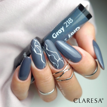 Claresa Lakier hybrydowy Gray 218 5g